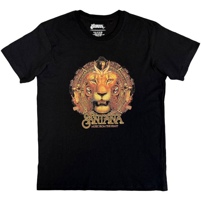 Santana Unisex T-Shirt: Lionhead (Črna) 249670