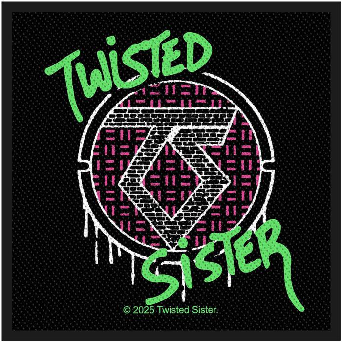 Twisted Sister tkan našitek: Spray Logo 249989