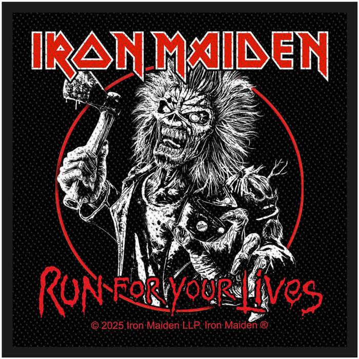 Iron Maiden standard tkan našitek: Run For Your Lives 249999