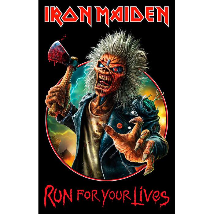 Iron Maiden Textile Poster: Run For Your Lives 249858